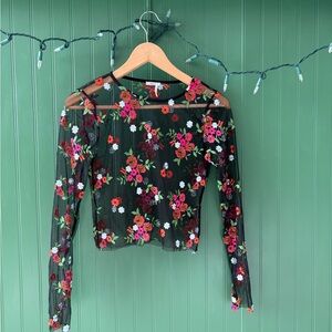Floral top shirt